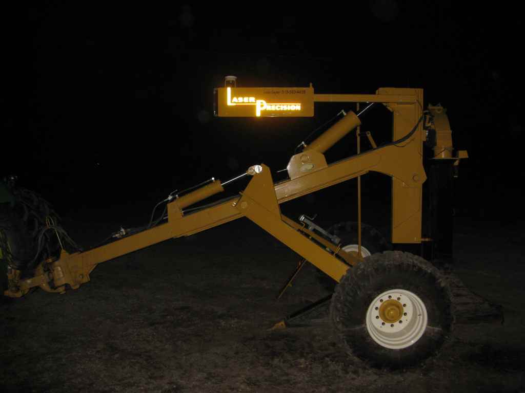 Laser Precision Tile Plow